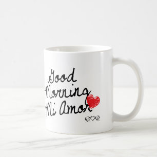 Mug Bonjour MI Amor ! Avec le coeur rouge