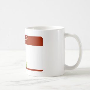 Mug bonjour mon nom est androïde
