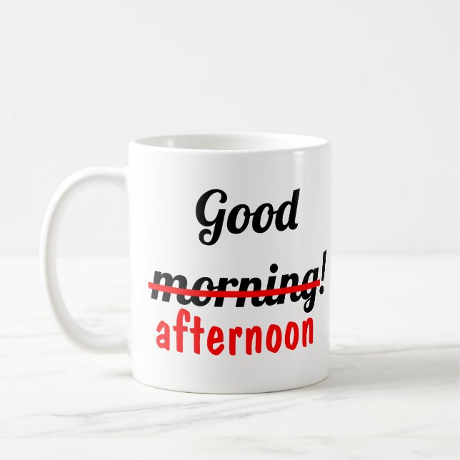 Mug Bonjour/Mug après-midi (Gauche)