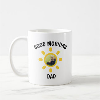 Mug Bonjour Papa Photo Personnalisée