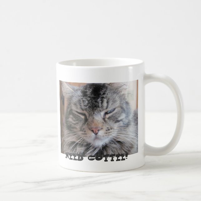Mug Bonjour ? Pas pour l'ange grincheux (Droite)