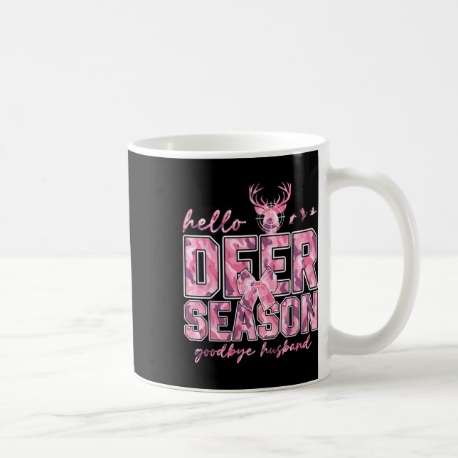 Mug Bonjour saison des cerfs Goodbye Husbyn 5 (Droite)