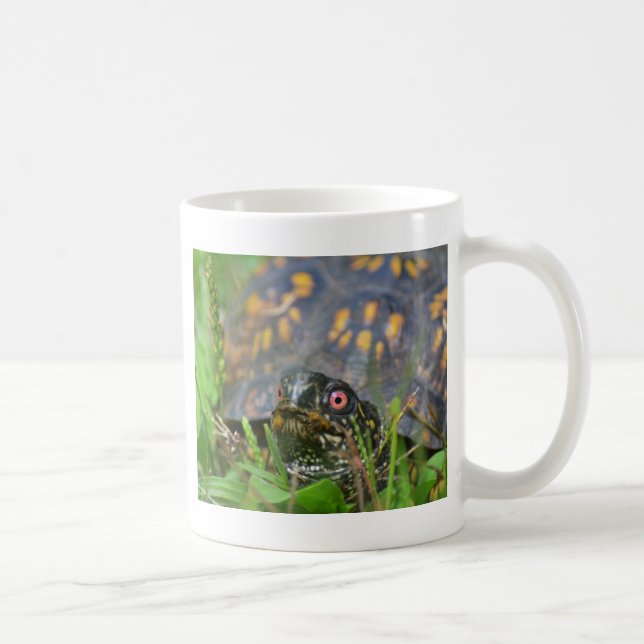 Mug Bonjour ! Tortue curieuse (Droite)