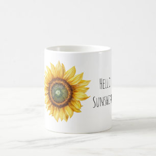 Mug Bonjour Tournesol Soleil