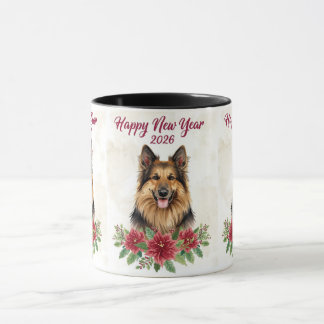 Mug Bonne Année 2026 Amoureux de Chien