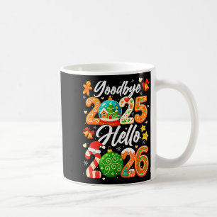 Mug Bonne Année Au revoir 2025 Bonjour 2026 Noël G