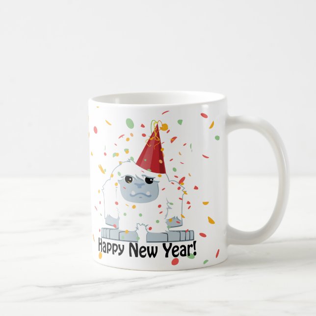 Mug Bonne année Yeti (Droite)