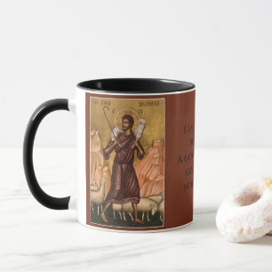 Mug Bonne berger Icon l Foi orthodoxe, modifiable