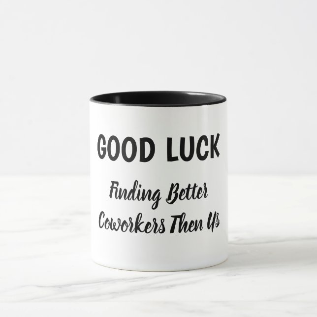 Mug Bonne chance Amusant Humour Bon garçon (Centre)