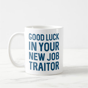 Mug Bonne Chance Dans Votre Nouveau Traducteur D'Emplo