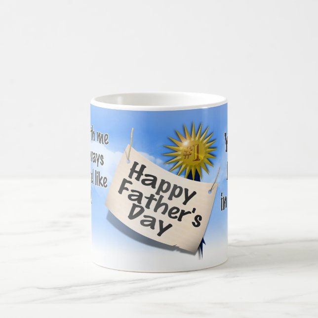 Mug Bonne Fête des pères à mon papa #1 (Centre)
