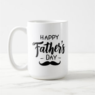 Mug Bonne Fête des pères - Mustache Célébration Art
