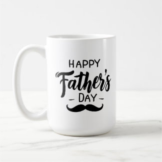 Mug Bonne Fête des pères - Mustache Célébration Art