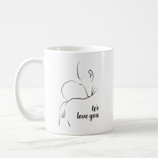 Mug Bonne Fête des pères Nous vous aimons Baby Line Ar