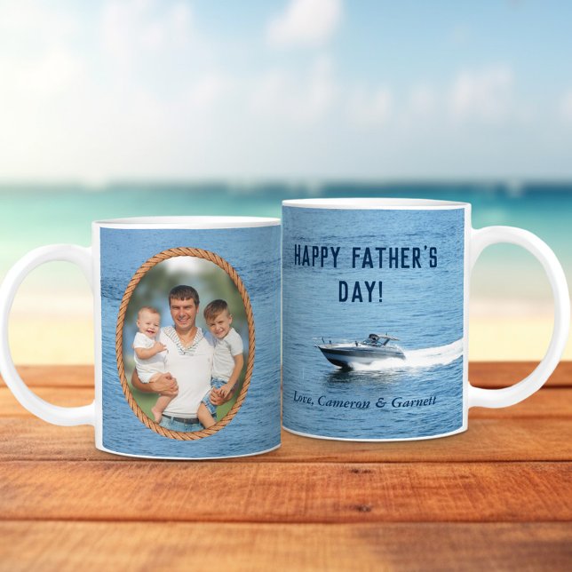 Mug Bonne Fête des pères papa Photo Customisée (Créateur téléchargé)