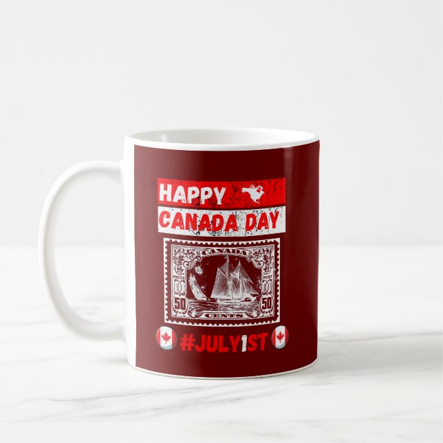 Mug Bonne fête du Canada 1er juillet (Gauche)