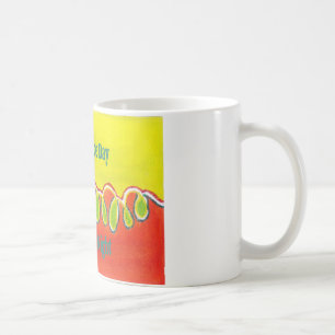 Mug Bonne journée et meilleure peinture à l'huile de n