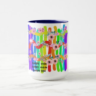 Mug Bonne maman heureux femme heureuse vie heureuse