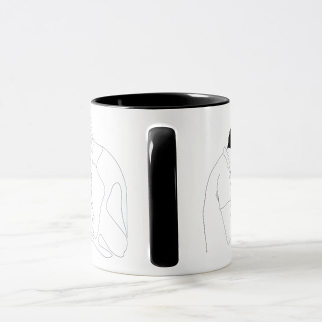 Mug Bonne première Fête des pères, joie et amour sans  (Poignée)