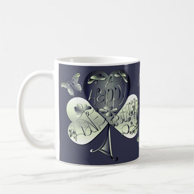 Mug "Bonne Saint Patrick" Shamrock (Gauche)