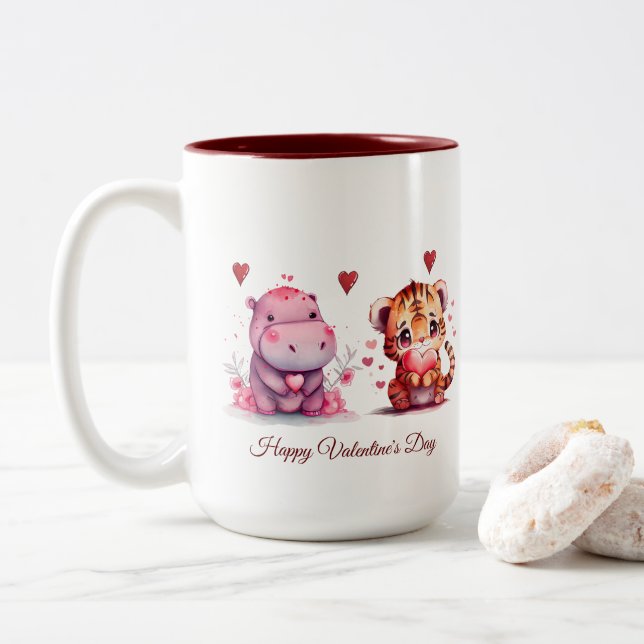 Mug Bonne Saint-Valentin (Avec donut)