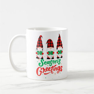 Mug Bonnes Fêtes avec Gnomes Festives