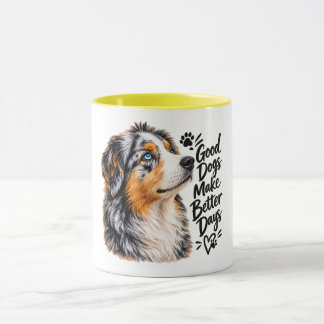 Mug Bons Chiens Font De Meilleures Journées Berger Aus