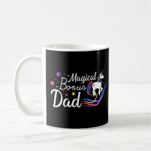 Mug Bonus Magique Papa Drôle Citation Colorée Texte