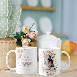 Mug "Bonus Maman" Step Maman | Arc floral photo