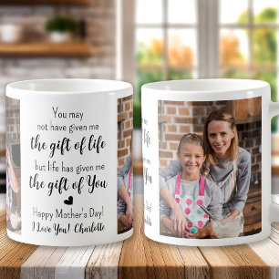 Mug BONUS MOM Custom 2 Photo Step Maman's Day