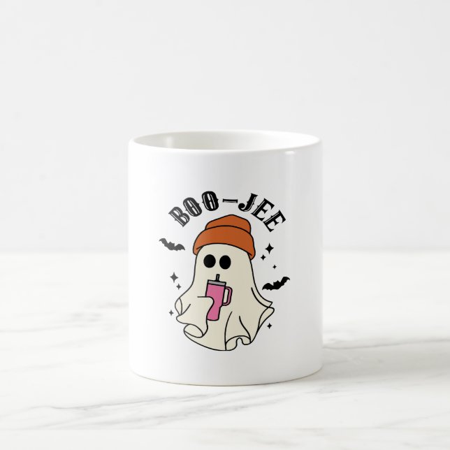 Mug Boo-Jee drôle Halloween Tumbler Inspiré Fantôme (Centre)