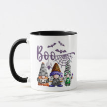 Boo Purple Parties scintillant Halloween Gnomes