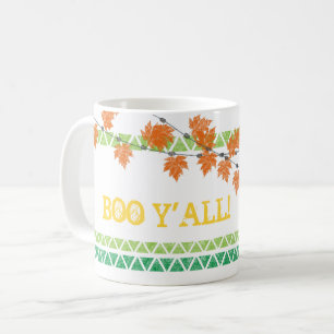 Mug BOO Y'ALL Fall Fest Famille Amical Halloween Fun
