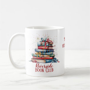 Mug Book Club Christmas Nom personnalisé
