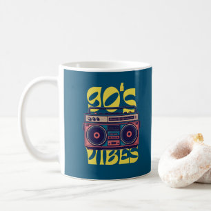 Mug Boombox vintage de la vibe des années 90