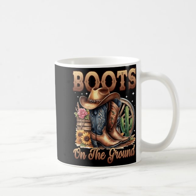 Mug Boot Boot Cowboy Western Cowgirl Linedance V nec (Droite)