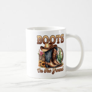 Mug Boot Cowboy Western Cowgirl Linedance