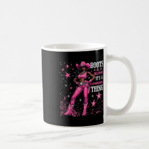 Mug Boots And Bling It's Cowgirl Thing,mois de l'histo