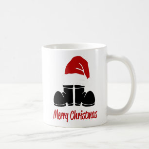 Mug Boots de Noël en famille père Noël