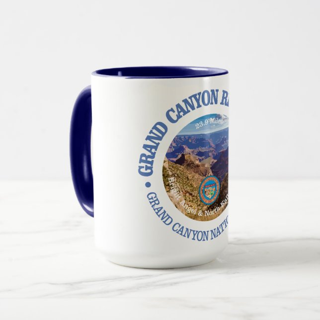 Mug Bord du Grand Canyon à la ceinture (rd) (Devant gauche)