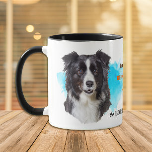 Mug Bordure Collie Chien Loyal Ami