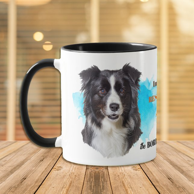 Mug Bordure Collie Chien Loyal Ami (Créateur téléchargé)