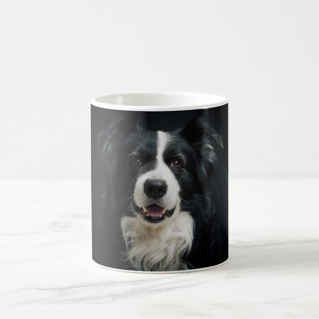 Mug Bordure Collie ou votre propre photo (Centre)