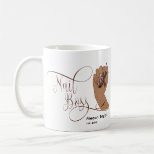 Mug Boss à ongles, cadeau pour manucure de technicien 