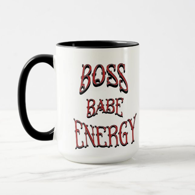 Mug Boss Babe Energy (Gauche)