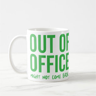 Mug Boss de cocollaborateur drôle hors du bureau