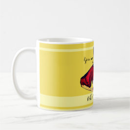Mug Bossy Gal Retro Jaune
