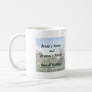 Mug Boston MA - Vue depuis Boston Public Garden