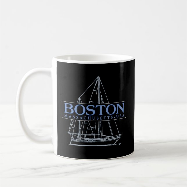 Mug Boston Massachusetts voile (Gauche)