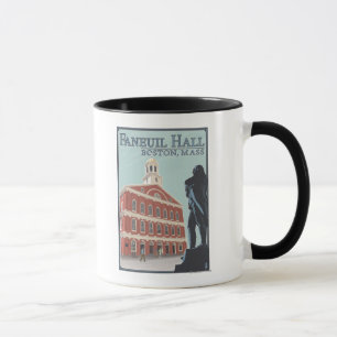 Mug Boston, MassachusettsVue du hall de Faneuil
